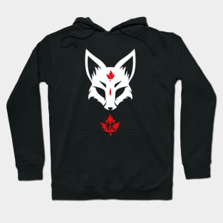 Japanese Kitsune Fox Mask Aki Autumn Hoodie